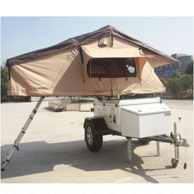 D2 Mini Camper Trailer with Top Roof Tent