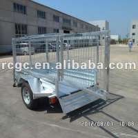 All galvanized chassis cargo trailer