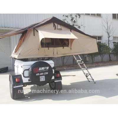 White Australian Standard Folding Camper Trailer with Independent Suspension